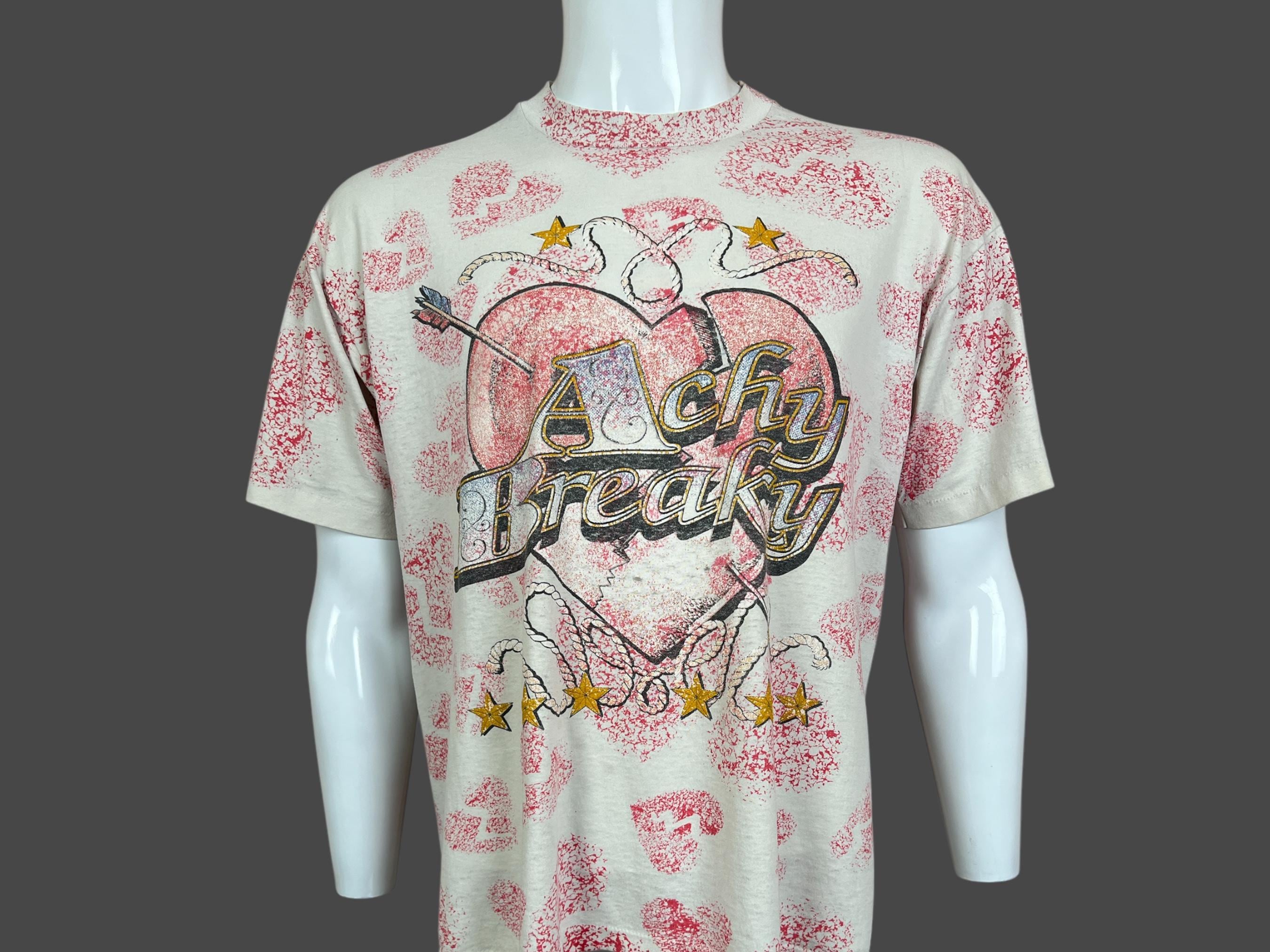 Vintage 90s Achy Breaky Heart Billy Ray Cyrus Country All Over