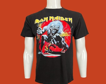 Vintage 1990 Iron Maiden Eddie Tail Gunner Single Stitch T Shirt