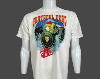 Vintage 1995 Grateful Dead Summer Tour Terrapin Train Single Stitch Fruit of the Loom T Shirt Pre-Owned 23" x 29" Size XL