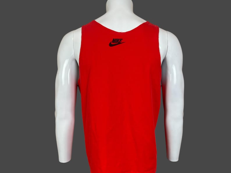 Camiseta Nike Air Jordan NBA Michael Jordan Chicago Bulls de los años 90, roja, de una sola puntada, usada, 50,8 x 66,6 cm, talla S imagen 2
