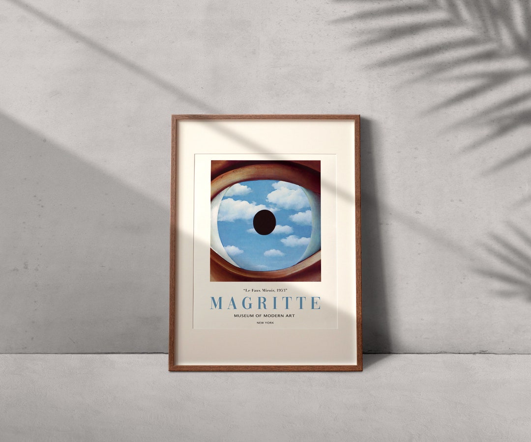 René Magritte Le Faux Miroir Paris 1929 New York : Le Musée - Etsy France