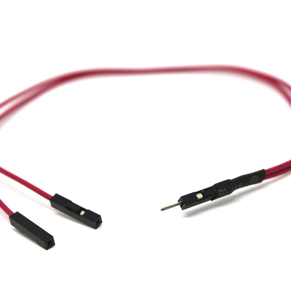 Dupont Y-Kabel-Splitter, Überbrückungsdraht, Stecker auf Buchse, für Arduino Breadboard und Raspberry Pi, 2 Stück