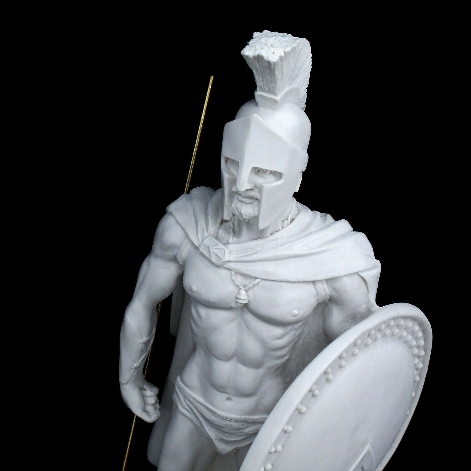 Leonidas Statue Spartan King Warrior 16.20/41cm Handmade Alabaster - Etsy
