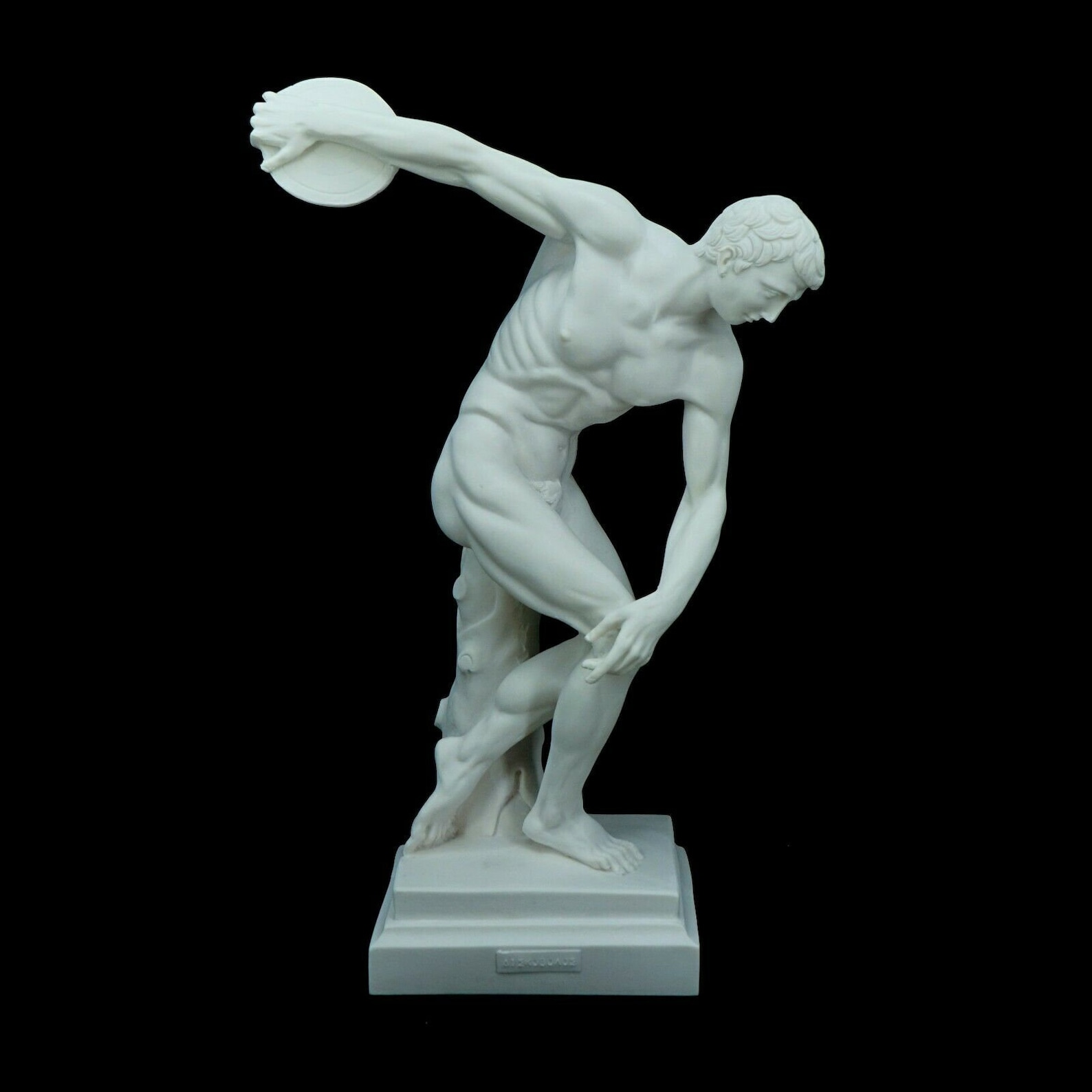 Discobolus statue ancient greek discus thrower 15/38cm Etsy