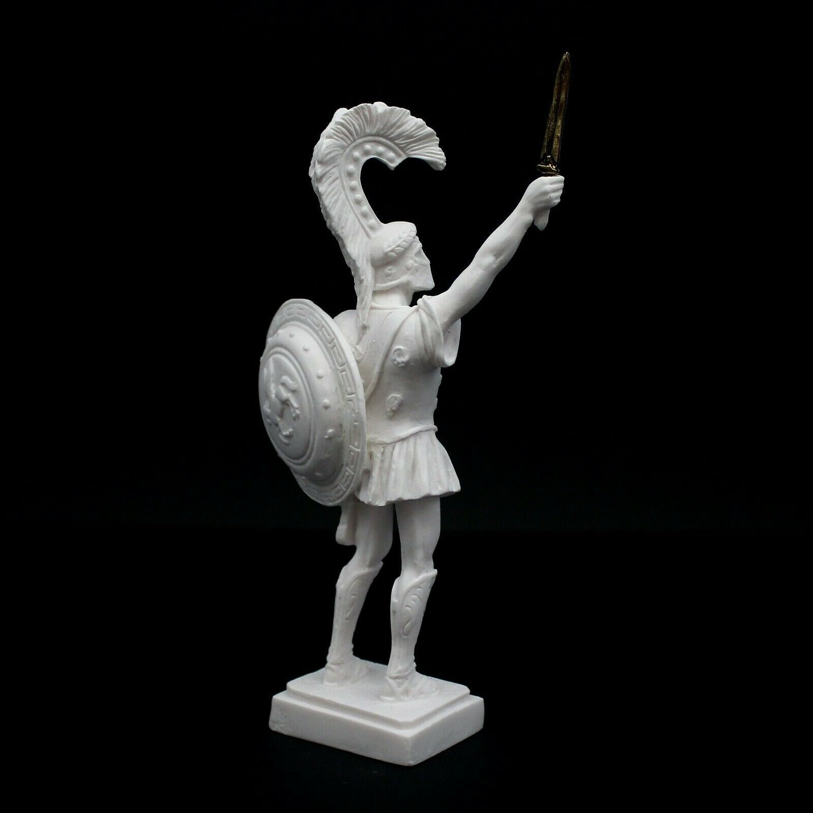 Achilles Statue Greek Trojan War Warrior 8 70 22cm Handmade Alabaster