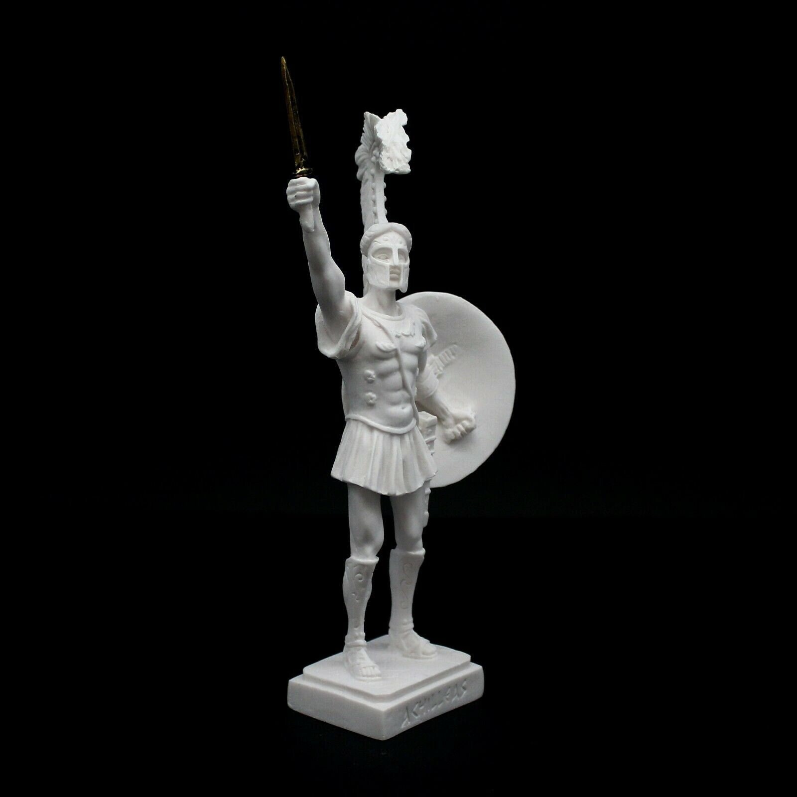 Achilles Statue Greek Trojan War Warrior 8 70 22cm Handmade Alabaster