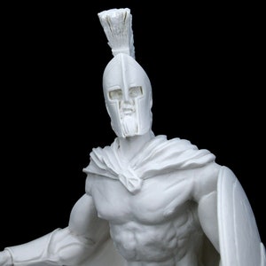 Leonidas Statue Spartan King Warrior 14.40/37cm Handmade Alabaster - Etsy