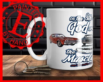69 to 71 Chevelle SS coffee mug,SS396,SS427,SS454,A-Body,Super Sport,Muscle,Pro-Touring,Hoola Hotrod,Drag Racing,Gift for men,Gift for boys,