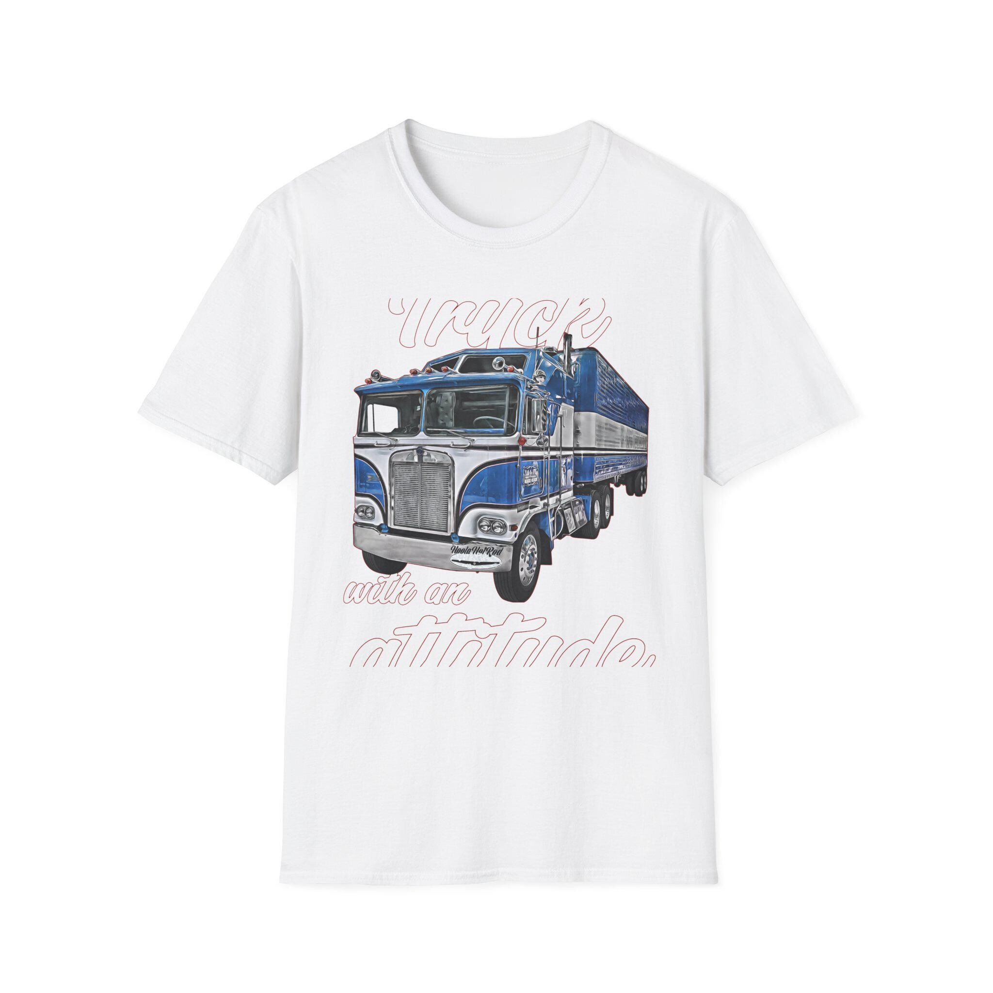 Classic Semi Truck T-Shirt,Trucker T-Shirt,Cabover,Cab-over,18 Wheeler,1950s,1960s,Vintage Trucking,Hoola Hotrod T-shirt,Gift for me