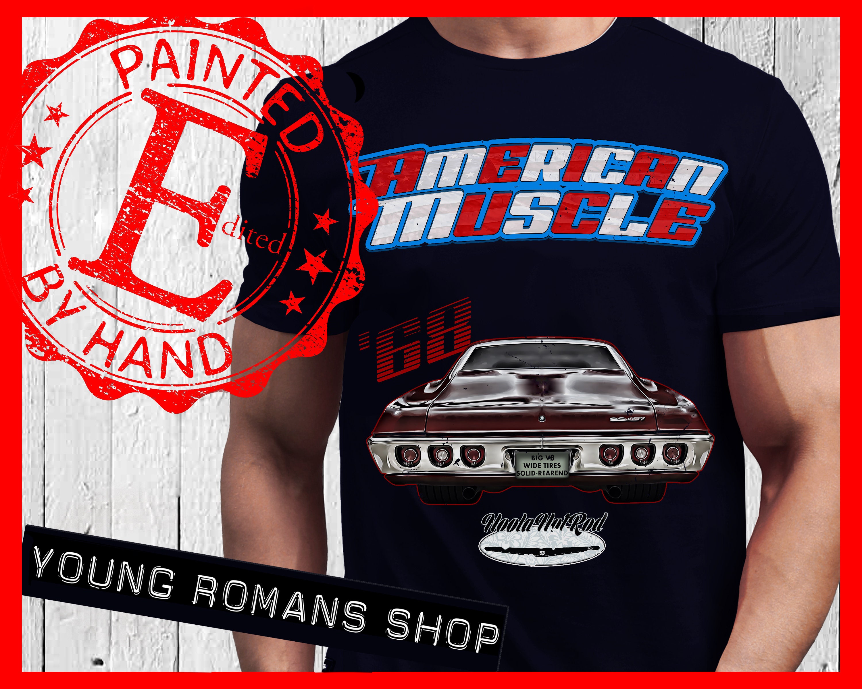 【LMC】OG TEE R5687 1968 Impala SS T-shirt,68 Impala SS T-shirt,1968 Impala