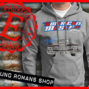 1962 Impala SS Hoodie,1962 Belair Hoodie,1962 Bel Air,1962 DelRay Hoodie,1962 Delray Hoodie,1962 Bookwood,rock &#39;n&#39; roll Hoodie,Muscle Car