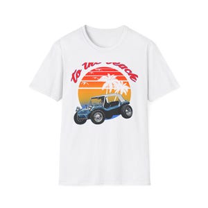 Camiseta de buggy de dunas de los años 60, buggy de playa, Baja Bug de 1970, palmera, verano, coche clásico, camiseta Hoola Hotrod, regalo para hombres, regalo para niños, hombre