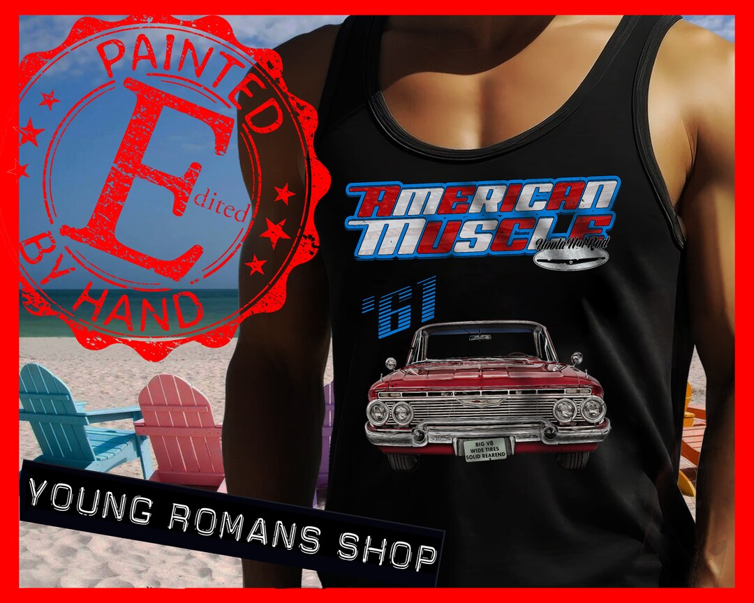 1961 Impala SS Tank Top,1961 Impala Lowrider Tank Top,1961 Biscayne ...
