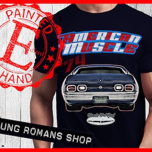 1974 AMC Javelin T-Shirt,74 AMC Javelin,1974 AMC amx T-Shirt,amc Javelin HotRod,amc amx muscle car,amc Javelin Airbrush,Hoola Hotrod,Javelin