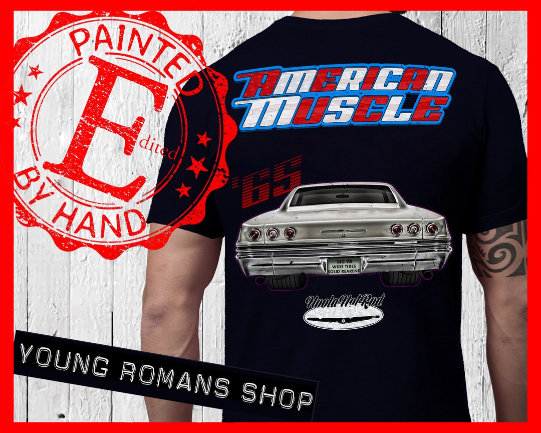 Chevrolet T-Shirt Da Donna In Cotone Con Licenza Ufficiale Impala, Manica Corta, Vestibilità Classica