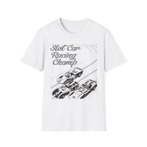 Vintage Slot Car racing t-shirt,1960s toys,60s slot racing,vintage toys,plastic toy t-shirt,Slot car championship T-shirt,Slot car champ Tee