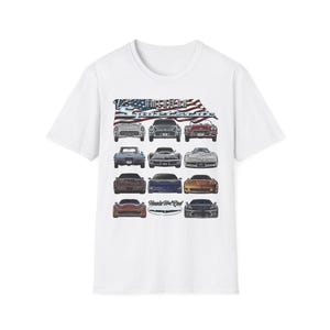Evolution of the Vette T-shirt,american Sportscar,Sprots Car,Muscle Car,Hoola Hotrod, C1 , C2 , C3 , C4 , C5 , C6 , C7 ,Gift men and boys