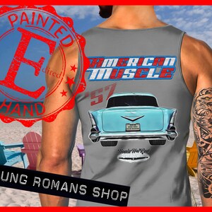 1957 Belair linne, 1957 Bel Air linne, 1957 210 Coupe linne, Tri-Five linne, Muskelbilslinne, Vintage dragrace linne, 1955-1957