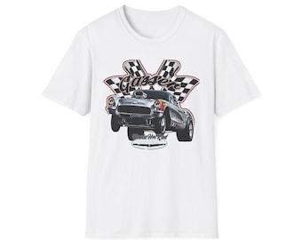Dragster Vette Gasser, Drag Car, Dragster deportivo de los años 60, cupé oxidado, Muscle Car, Hotrod Hoola, camiseta de carreras de drag, regalo para hombres, regalo para niños