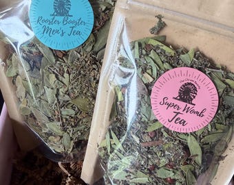 Caja de amor, paquete de apoyo a la fertilidad para parejas, té para el útero, potenciador de la vitalidad masculina, regalo potenciador, caja para parejas, súper té, limpiador