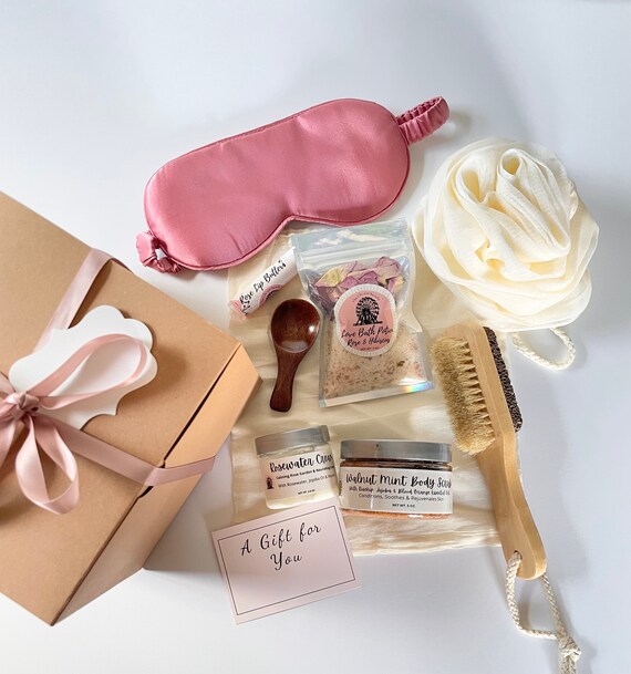 New Mom Gifts Basket Postpartum Relaxing Spa Kit