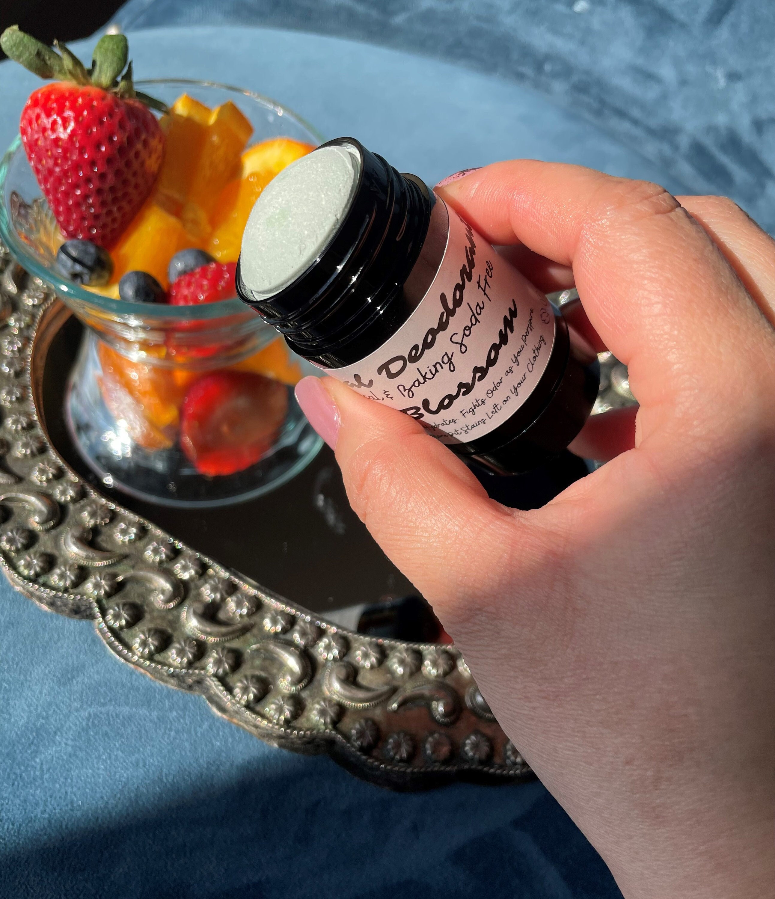 All Natural Vegan Deodorant Cherry Blossom Cedarwood Unscented Non-Toxic Deodorant Chemical Free Deodorant BAKING SODA FREE