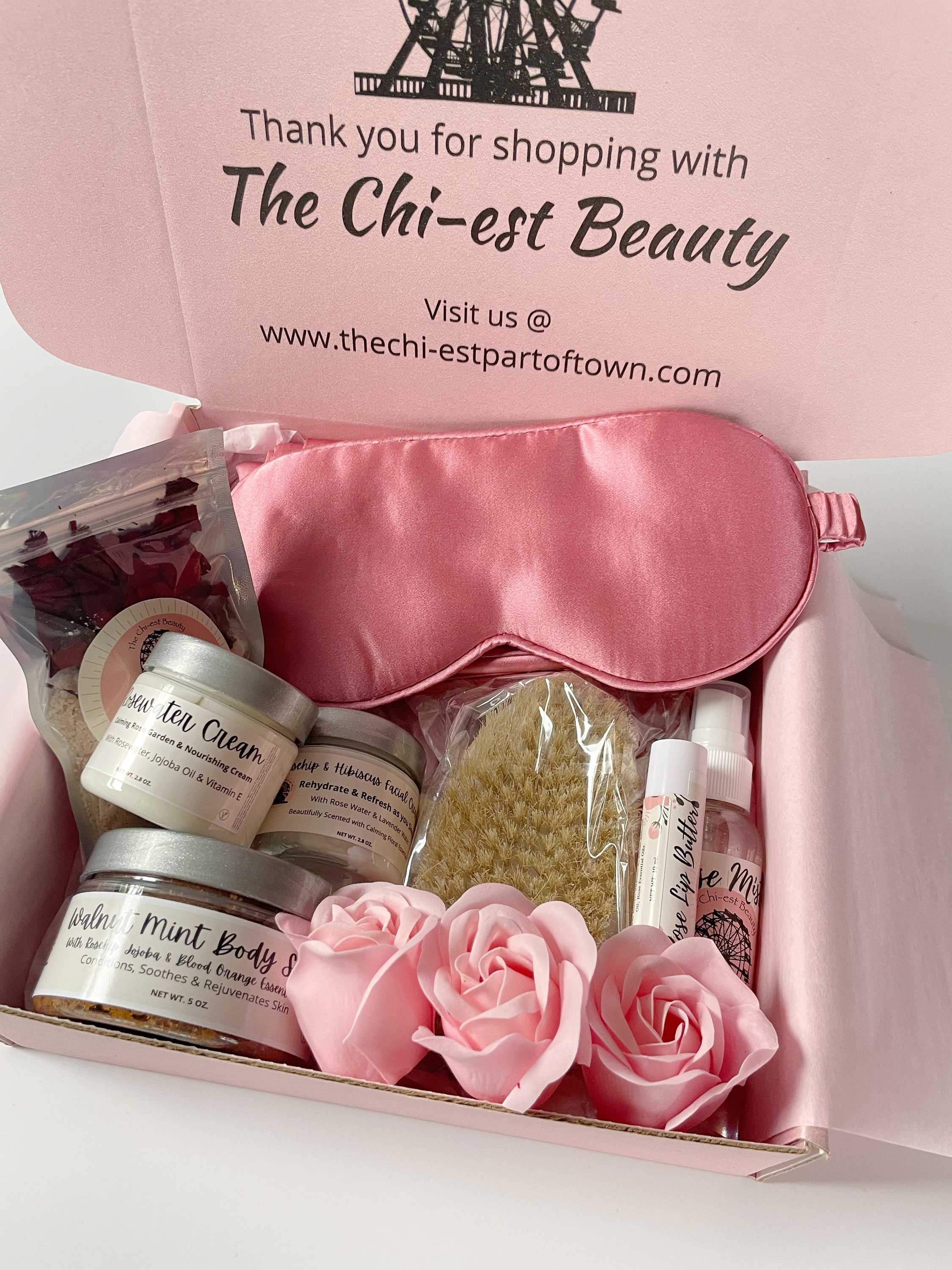 Pamper Skin Care Set Natural Beauty Products Personalized Etsy