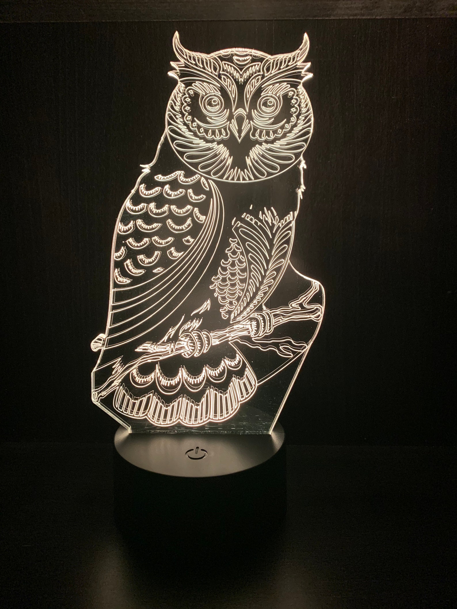 Owl 3D LED Lamp Etsy