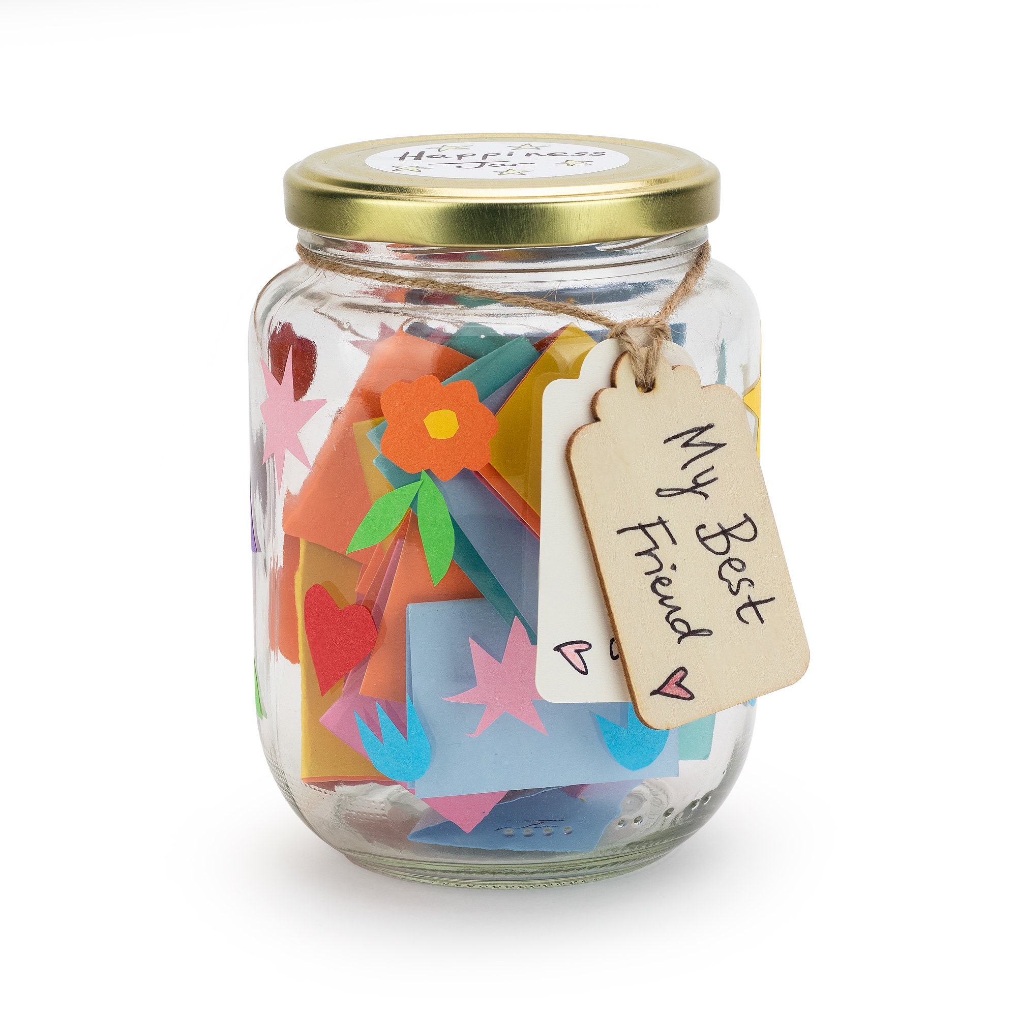 Happiness Jar Kit Create Your Own Mindful Messages for Etsy UK