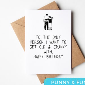 Funny Birthday Card | Card from girlfriend | Card from husband | instant download | Greeting Card | Printable Card