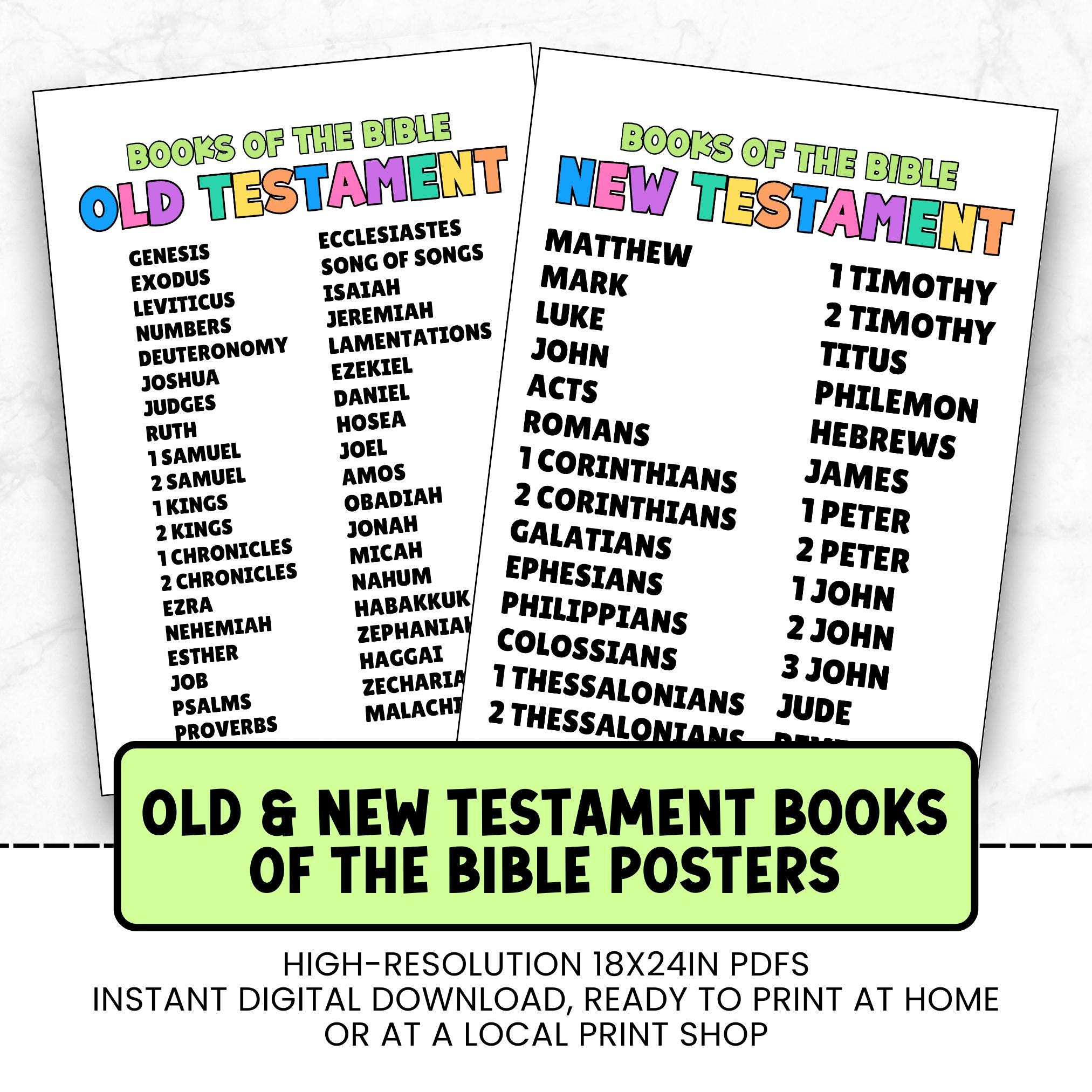 Old Testament Poster Ideas Exodus Books Of The Bible Series Old