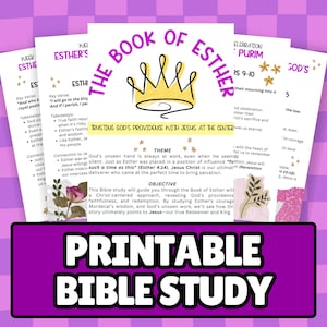 Esther-bijbelstudiegids: 4-weeks curriculum voor christelijke vrouwen (digitale download)
