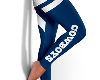 plus size dallas cowboys leggings