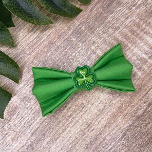 St Patrick’s Day Bow Lucky Bow Tie. Irish. Adults, pets and kids. All sizes.