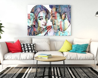 Aangepast pop-artportret, WPAP, aangepast portret, portretillustratie, gepersonaliseerd cadeau, portret van foto
