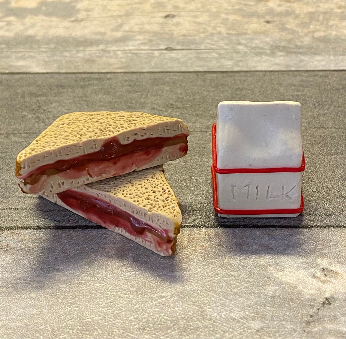 Peanut Butter and Jelly Sandwich and Milk Carton for 17.5 Inch Etsy