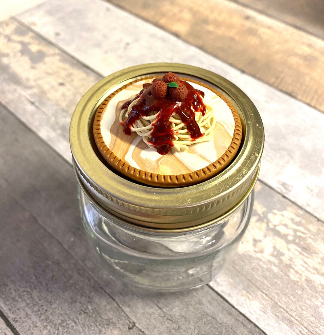 Spaghetti Sauce Mason Jar Lid Topper Gift Etsy