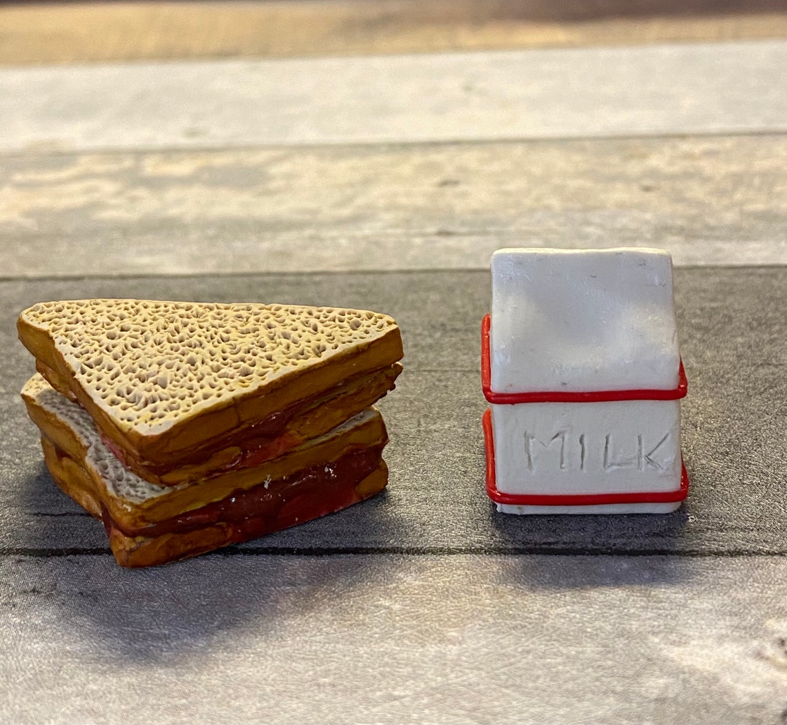 Peanut Butter and Jelly Sandwich and Milk Carton for 17.5 Inch Etsy