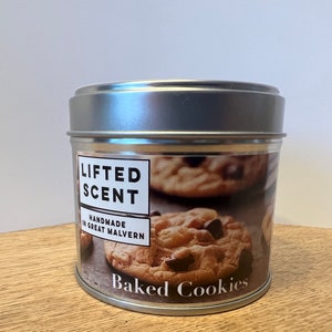 Baked cookie candle - organic soy wax