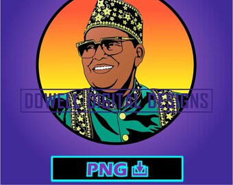 The Minister - Louis Farrakhan - Nation of Islam - Instant Download -PNG FILE - PRINT