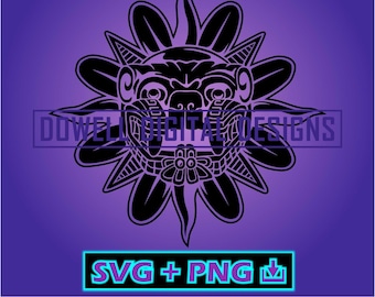 Quetzalcoatl Serpent - Feathered Serpent - Aztec God - Instant Download - SVG - PNG - Print, Cut File, Svg for cricut, aztec svg