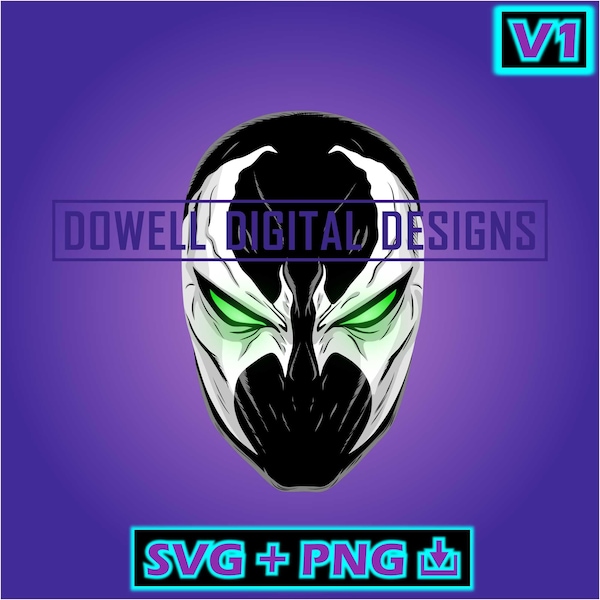Spawn - Instant Download - SVG - PNG - Print, Cut File, Layered svg for cricut