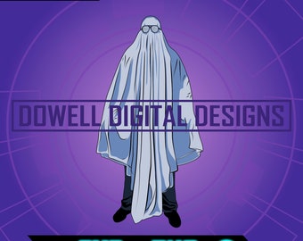 Michael Myers Ghost - Halloween 1978 - Instant Download - SVG - PNG - Print, Cut File, Layered svg for cricut