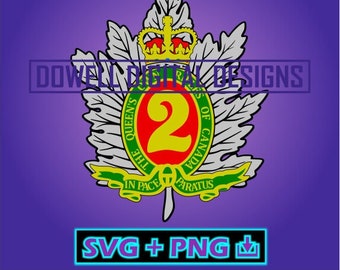 Queen's Own Rifles of Canada - Instant Download - SVG - PNG - Print, Cut File, Layered for Cricut