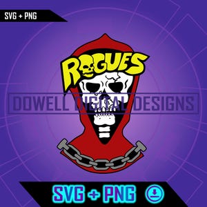 The Warriors - Rogues - Instant Download - SVG - PNG - Print, Cut File, Layered for cricut