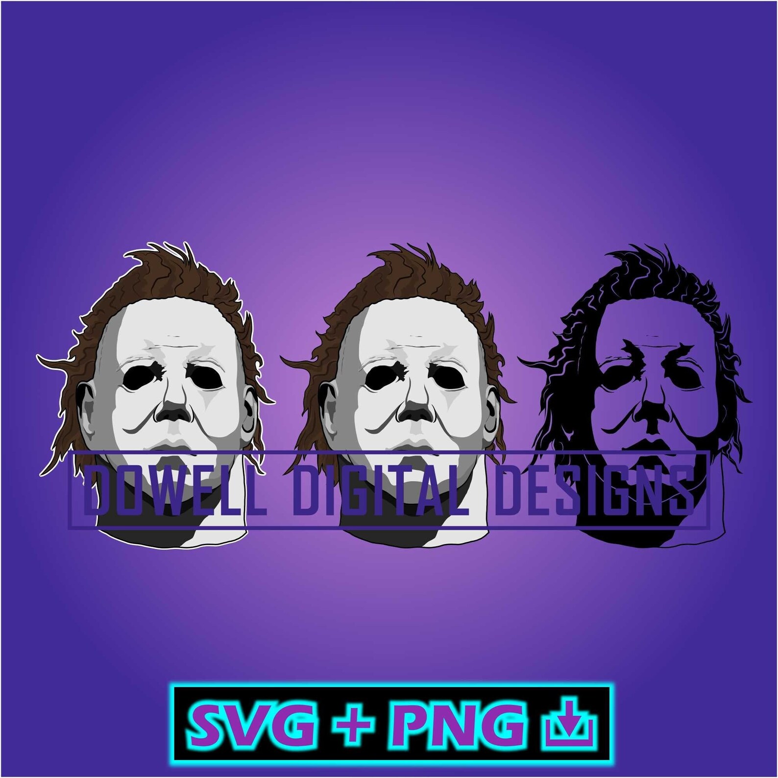 Michael Myers Halloween 1978 Instant Download SVG PNG Print, Cut File ...
