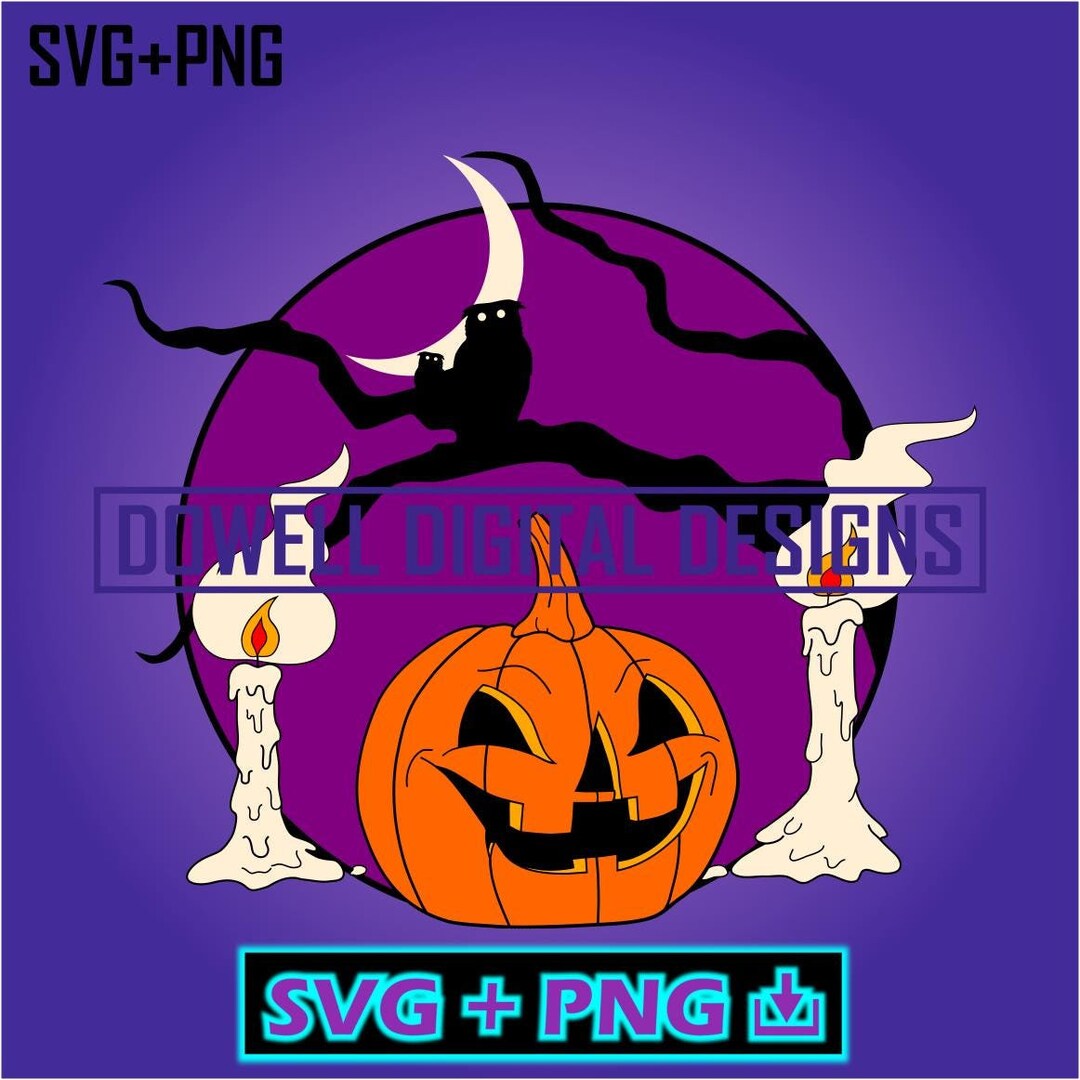 Halloween Jack O Lantern - Instant Download - SVG - PNG - Cut File - Etsy