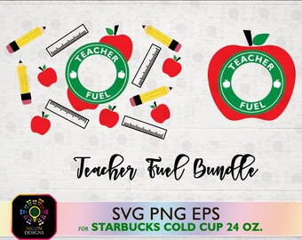 Download Teacher Fuel Svg Etsy