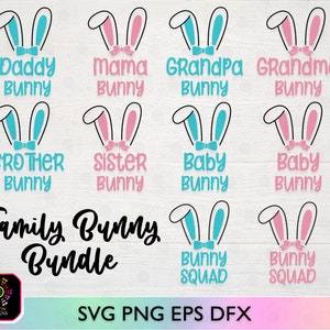 Download Easter Family Bunny SVG Bundle Easter Bundle Svg Bunny ...