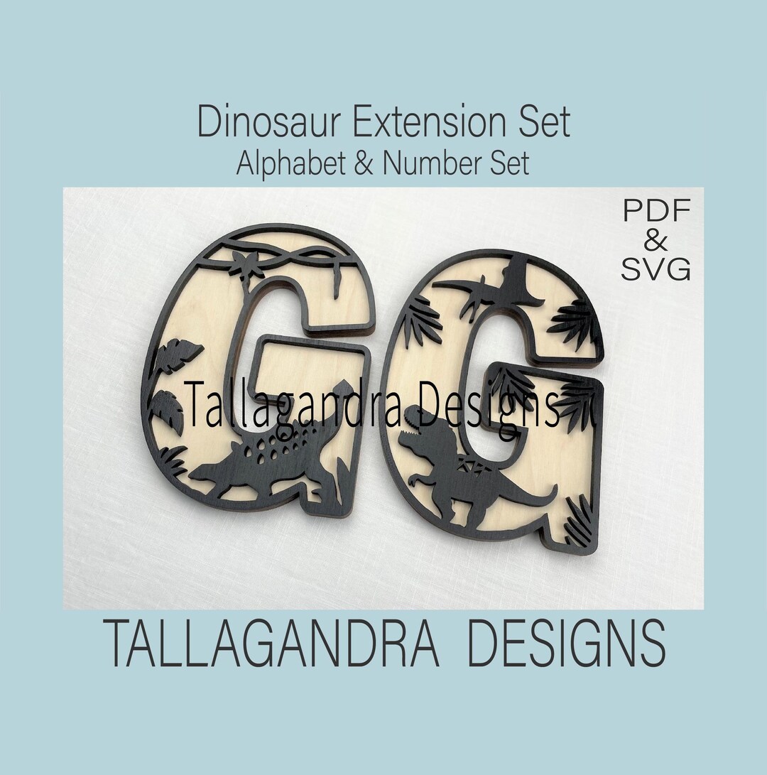 DINOSAUR ADVENTURES Extension Set plus Numbers / SVG Files Etsy